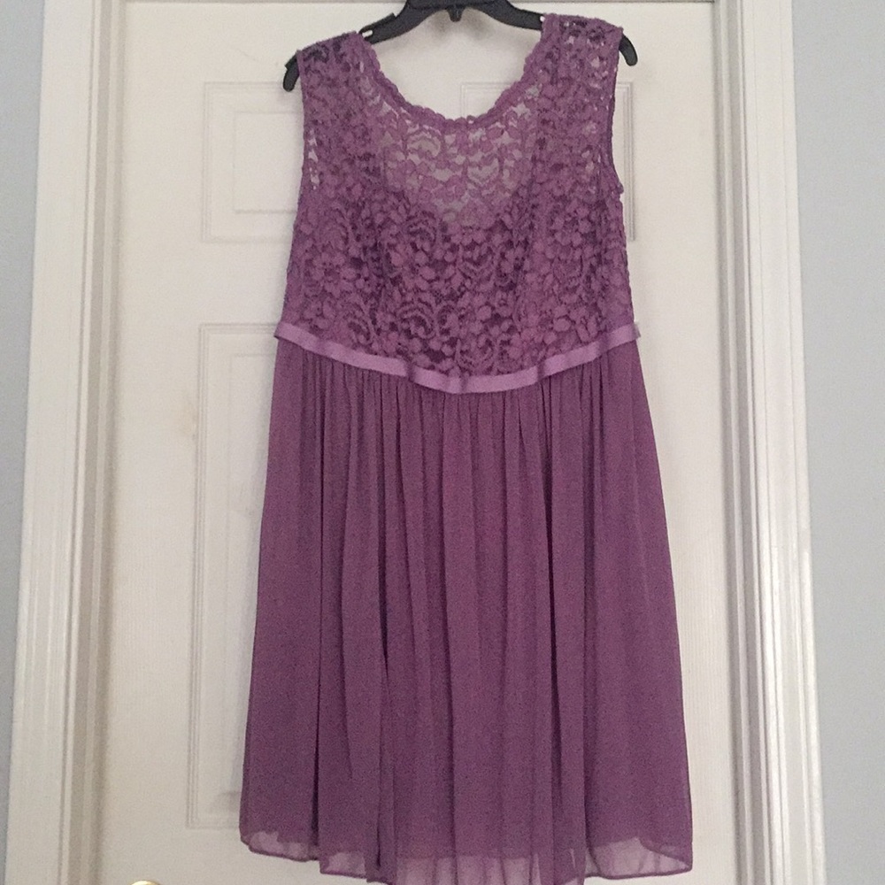 David’s bridal wisteria dress